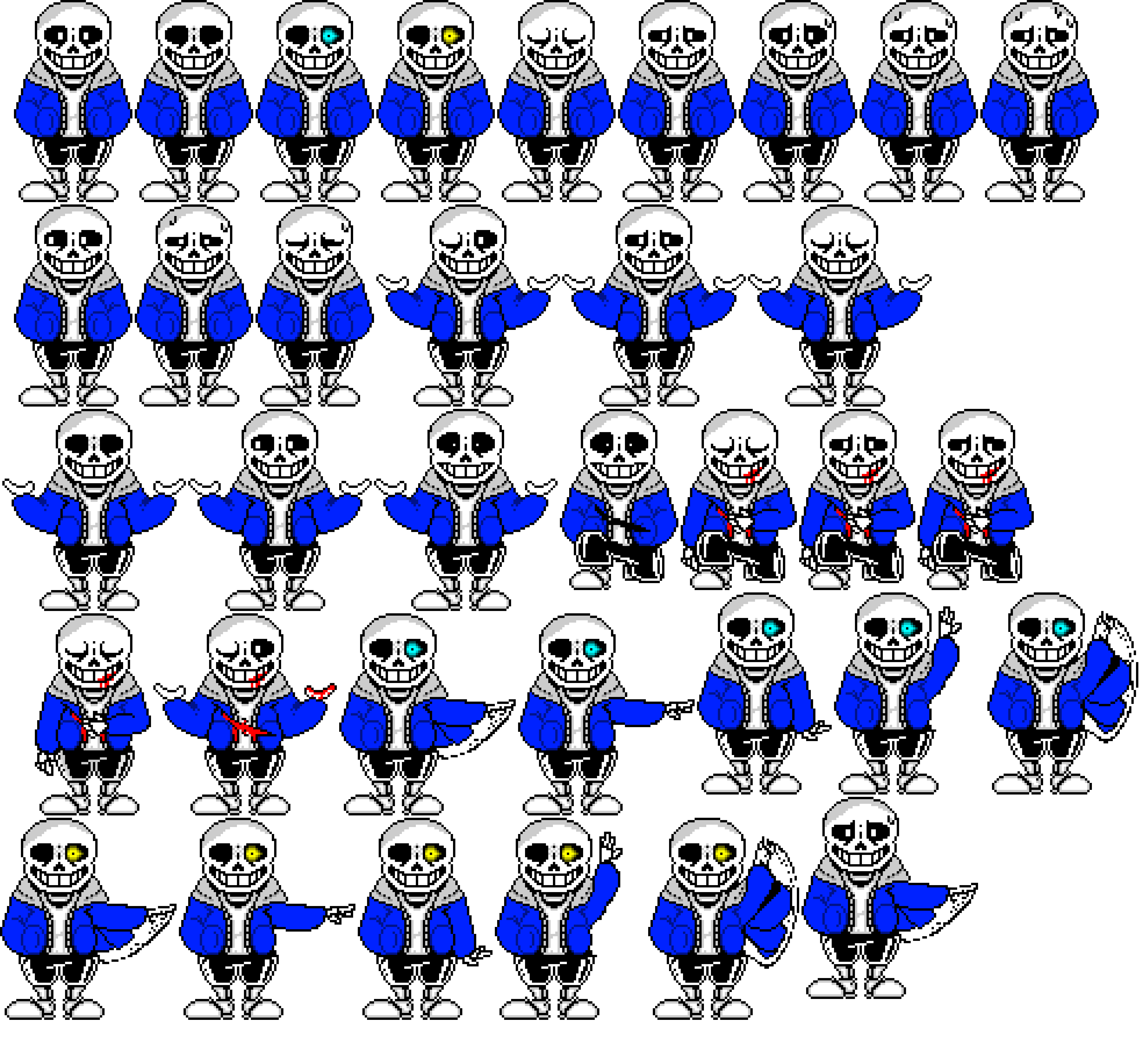Sans Sprite Sheet (My Version)