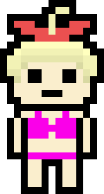 [5250d7] danganronpa pixel sprite base - Aoko V2
