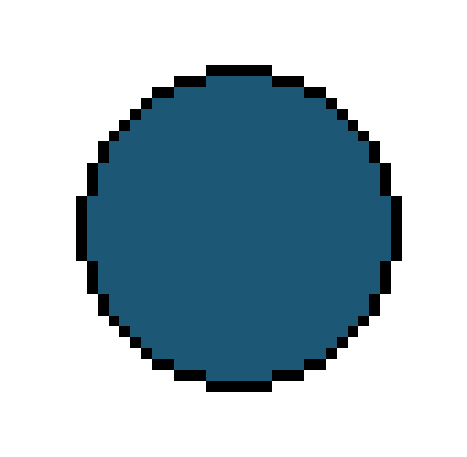 [ab419e] Pixel Art Circle 1
