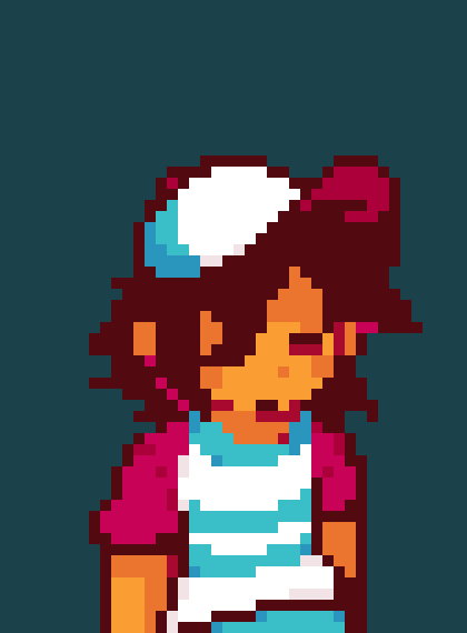 [219426] anyways since I helped you you're legally required to draw sotryspin frisk hitting a baseball in this exact style one to one john