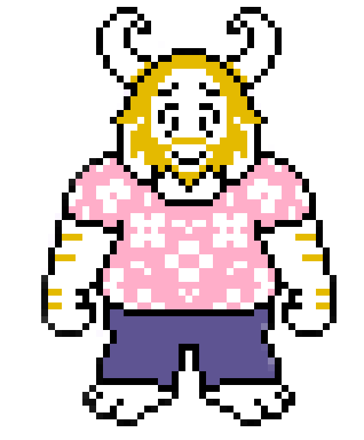 [9afd85] Asgore pink sprite R1 fix