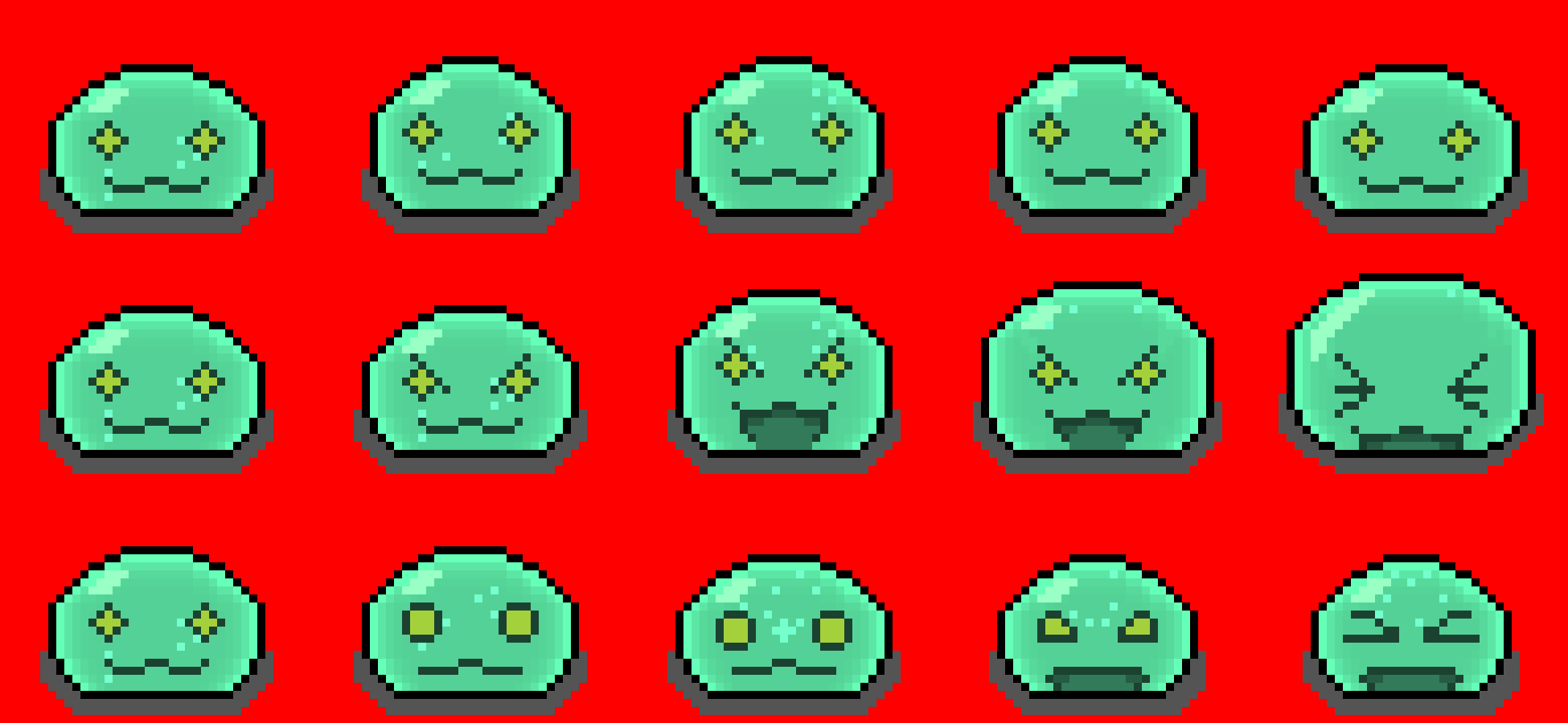[9664c4] Slime SpriteSheet by Philipesan