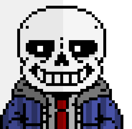 Oh yeah by the way i noticed i act alot like sans and i like it because it suits my overall personality and i relate myself to sans. also why are you making a big deal out of this? you could just ignore the sans sprites, its possible.