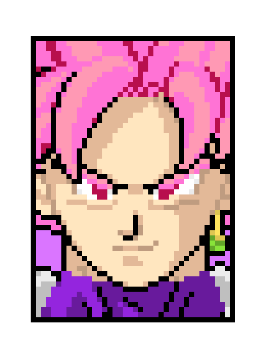 [a662d6] Super Saiyan Rose Goku Black Close-Up