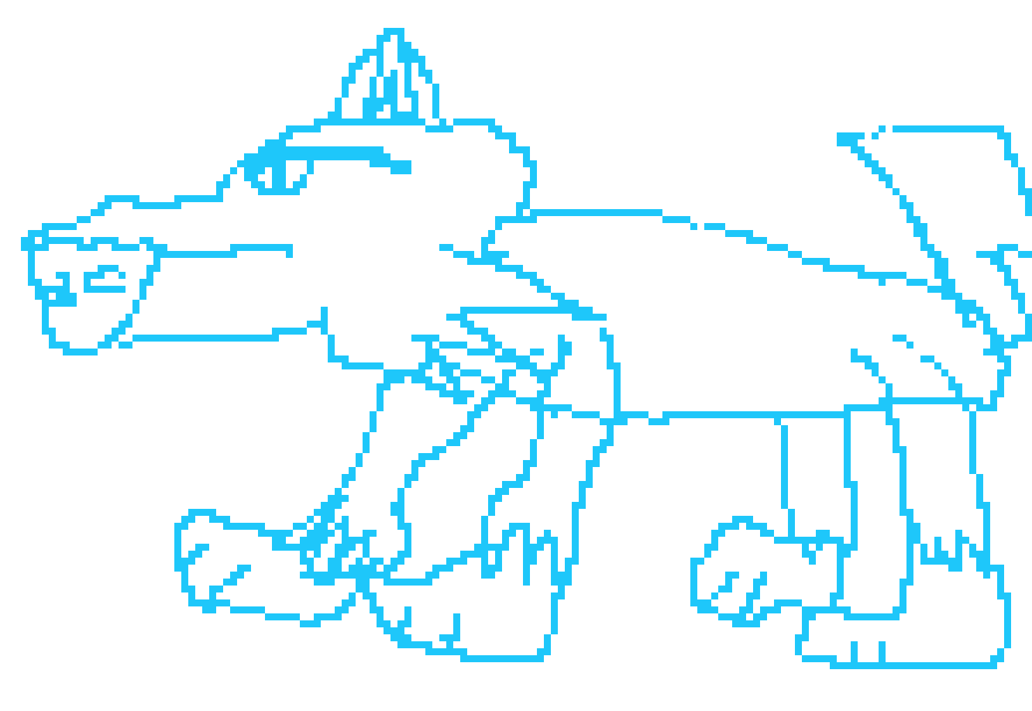 [9664c4] Pixel Wolf