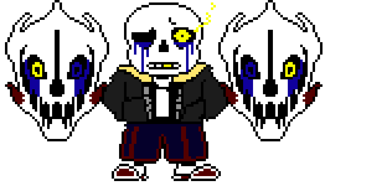 FellSans (Coder)  With Gaster Blasters Sprite 