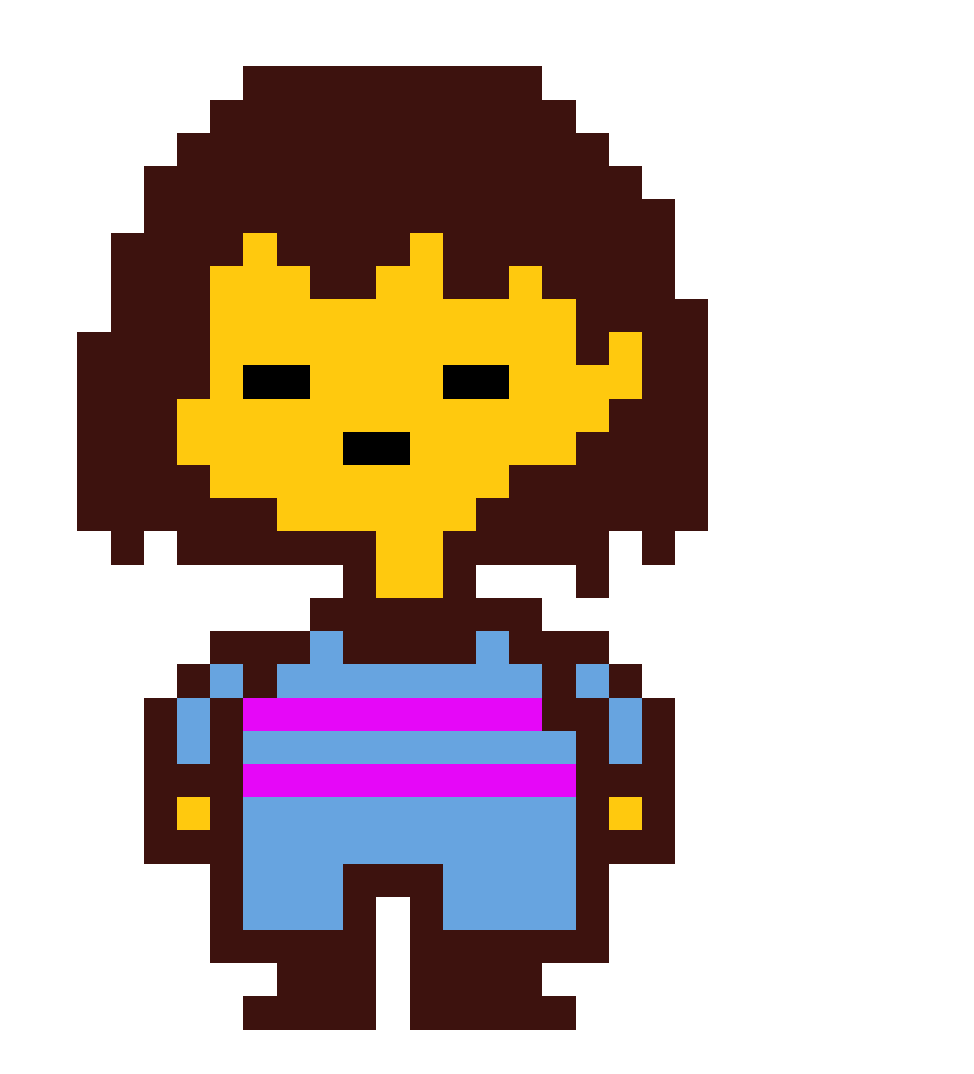[acbc50] Undertale Frisk Sprite (Color Edit Fix)