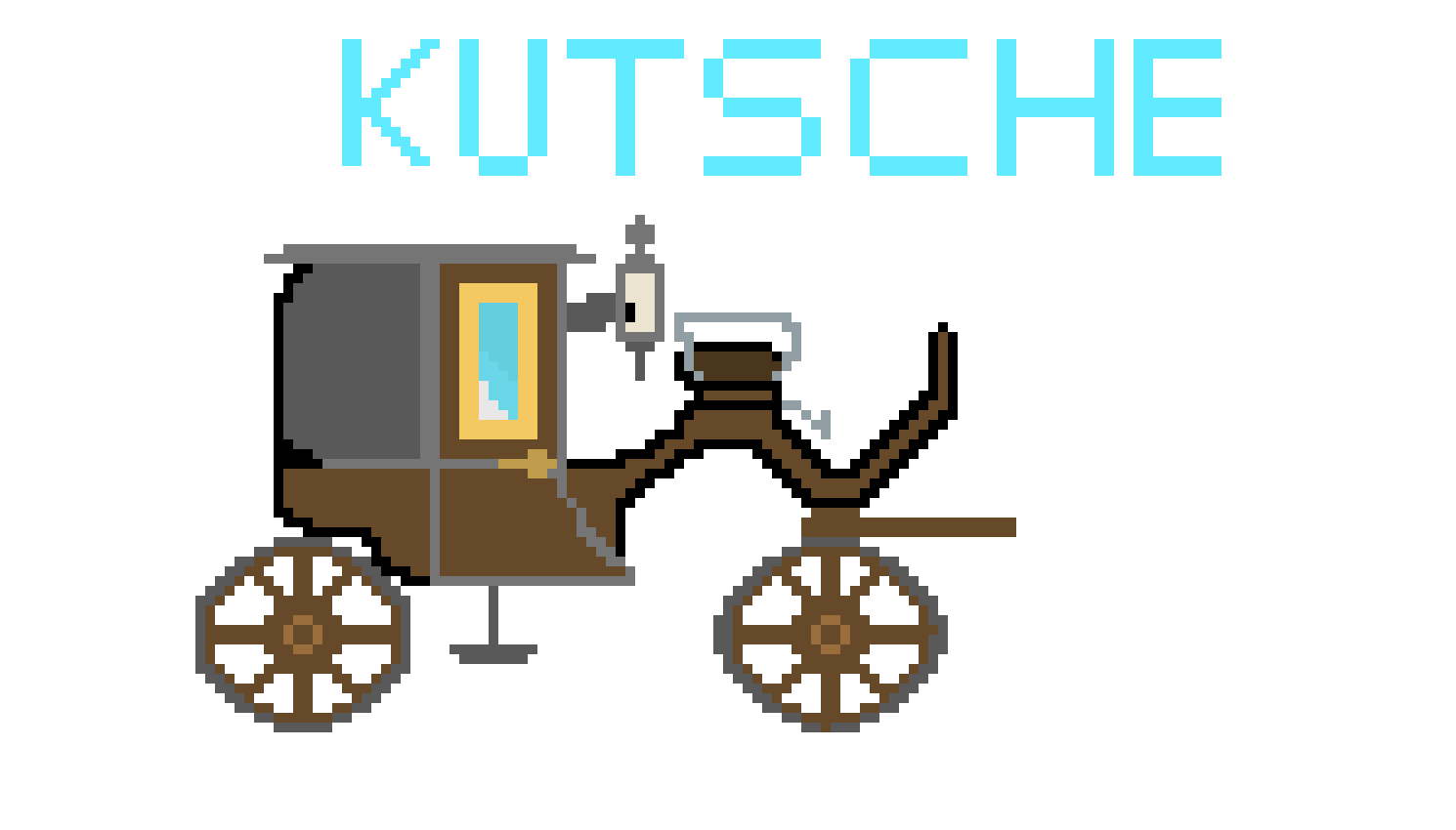 [9664c4] Pixel-Art Kutsche
