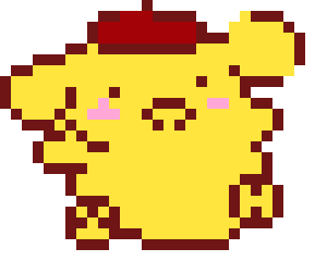 [5c1386] pixel art 6A 5 pompompurin