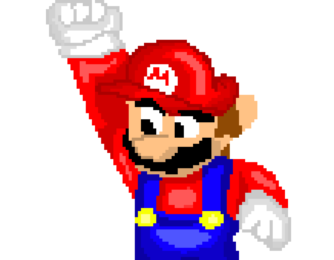 [d48652] Mario Fan Pixel Art