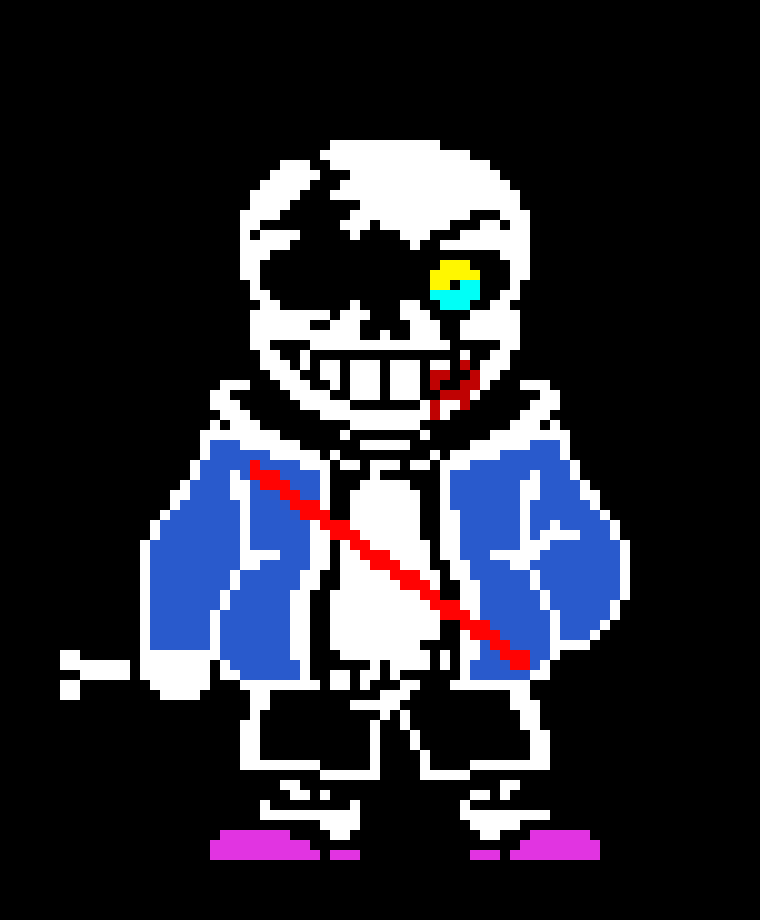 [89a8ad] UnderTale Last Breath Phase 2 hardmode [actual redux]