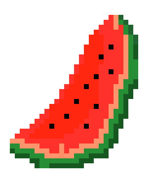 [5f5223] Watermelonpixelart Michael Lewis