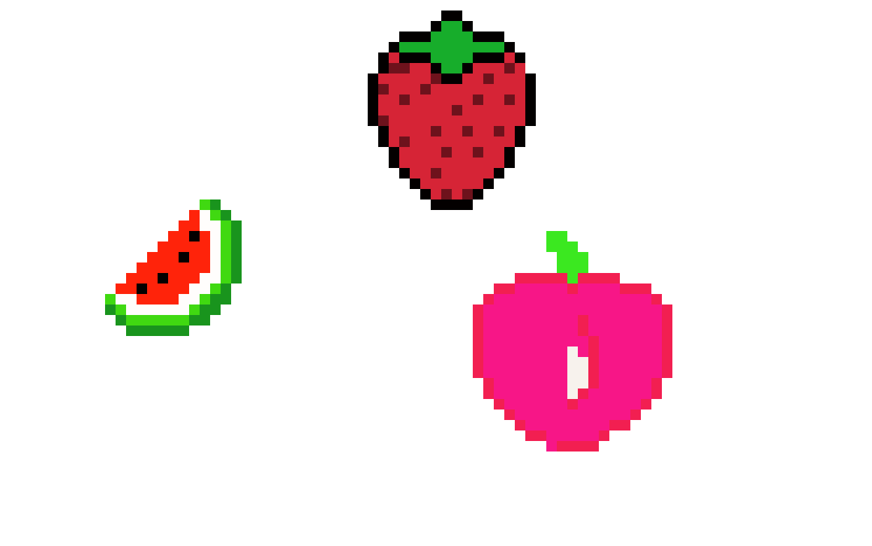 [3a051b] fruit pixel sketch 