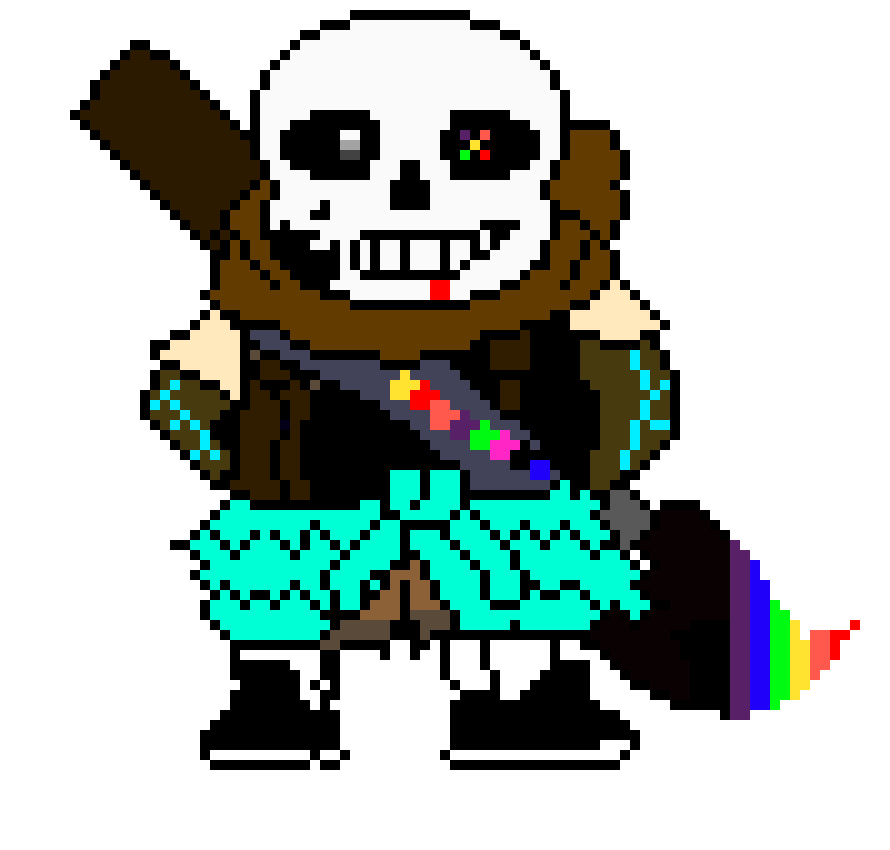 [295e1f] Rainbow Ink Sans 