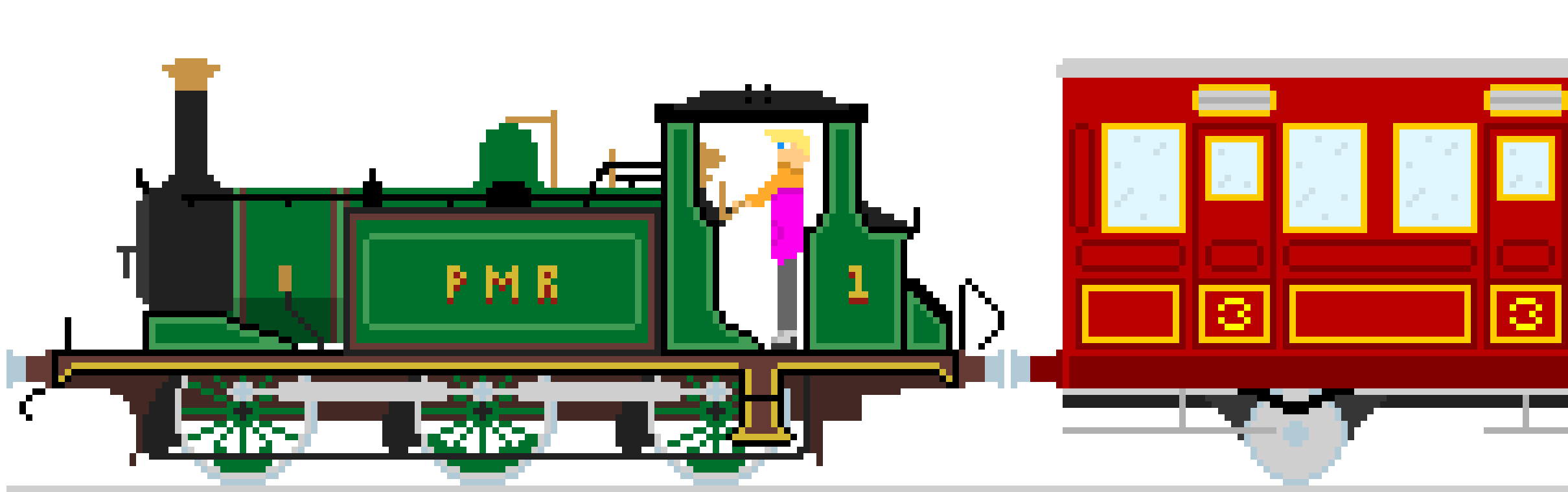 [000885] *A engine awaits at PAM`s terminus* 
