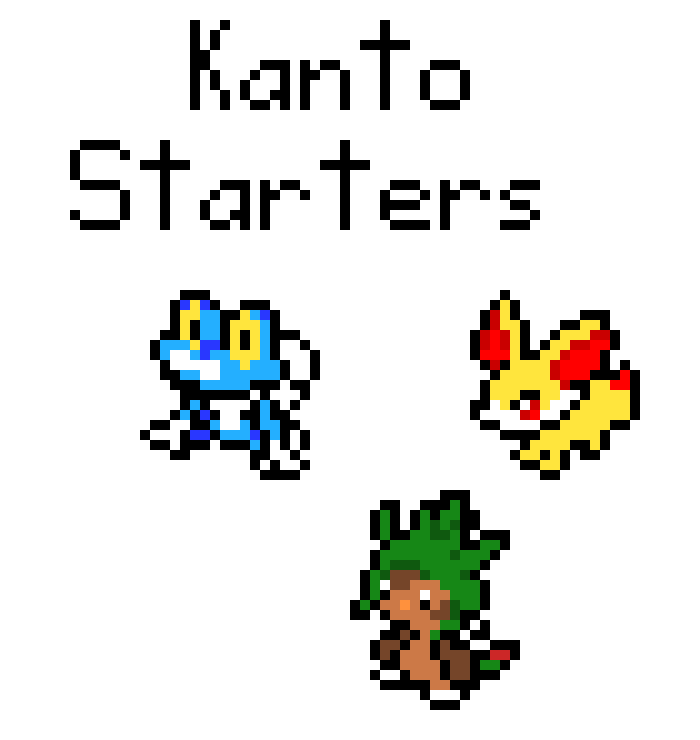 [9664c4] Kanto Starter Pokemon