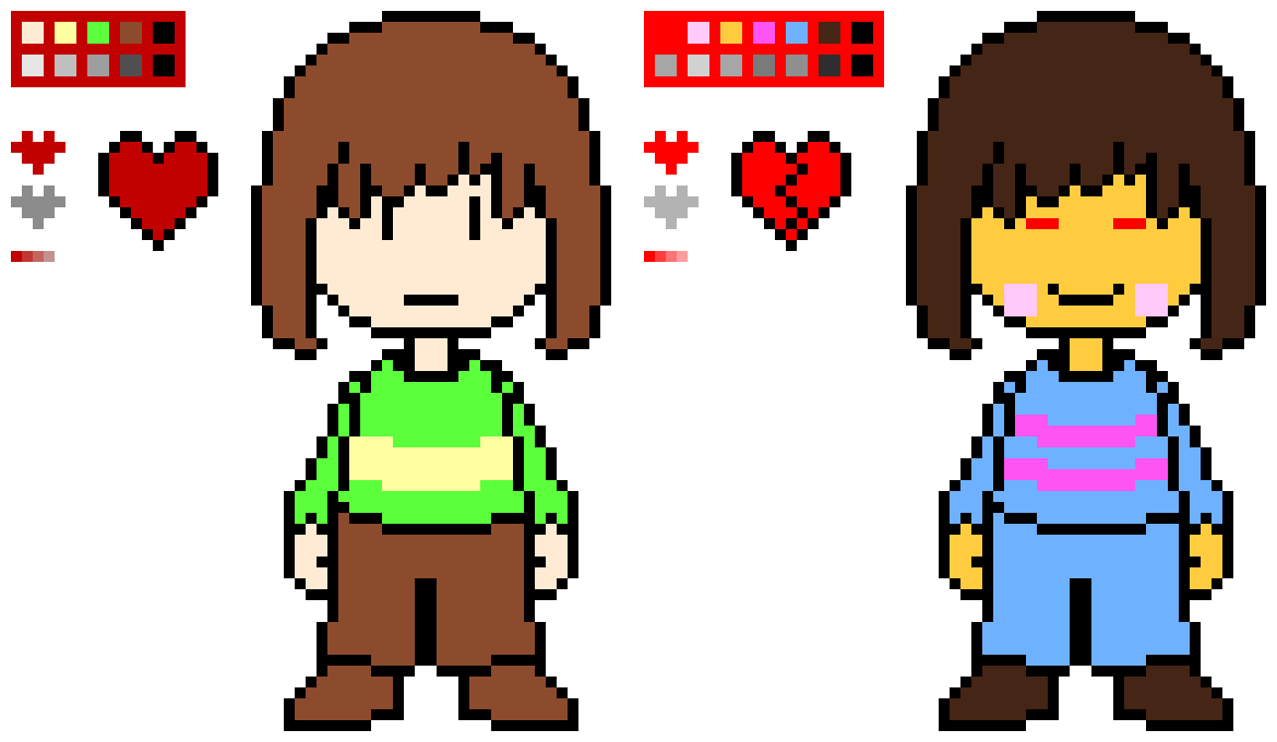 [9664c4] Underswap Chara and Frisk