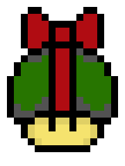 [9664c4] mushroom (christmas) pixel