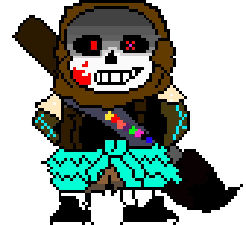Dust Ink Sans Sprite Edit By Casualteam