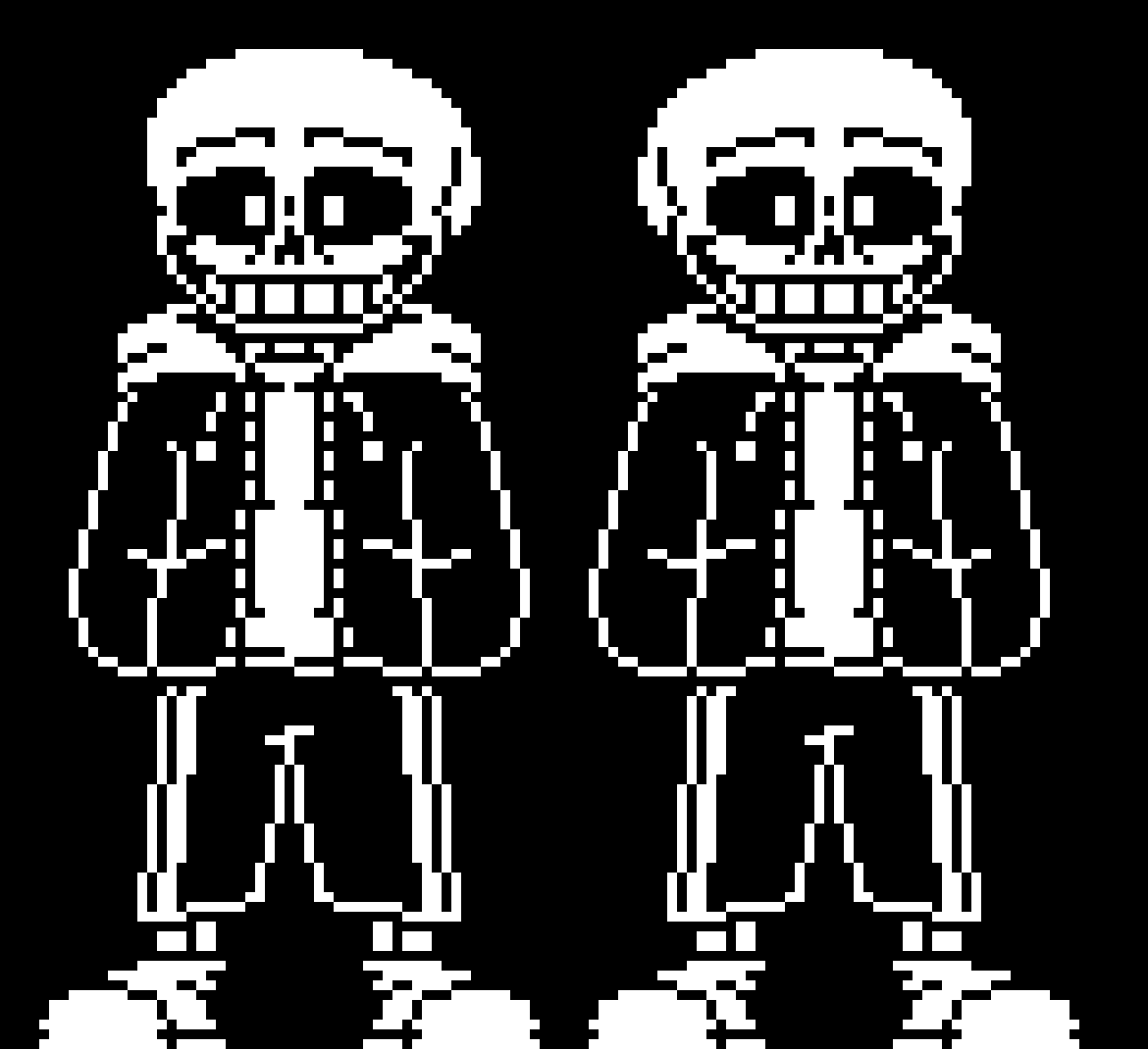 Sans Side views Left and Right