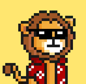 [e17a59] Pixel Lion