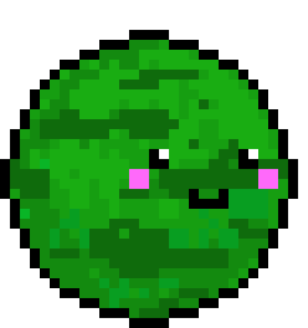 Cute planet Green