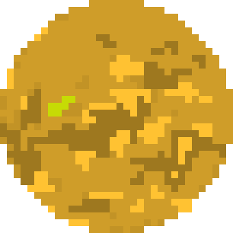 Red rocky planet