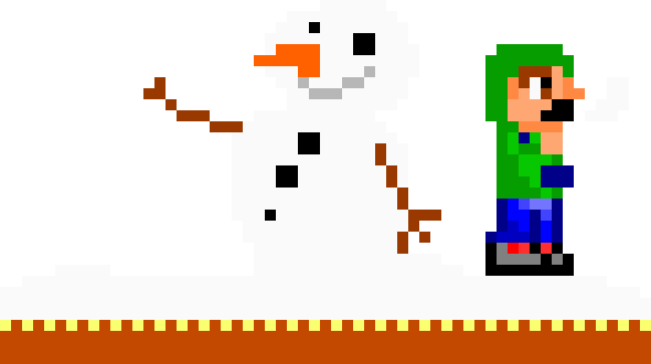 Cool snow scene