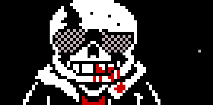 [13b7e6] Undertale last breath Sans Sprite (my version)