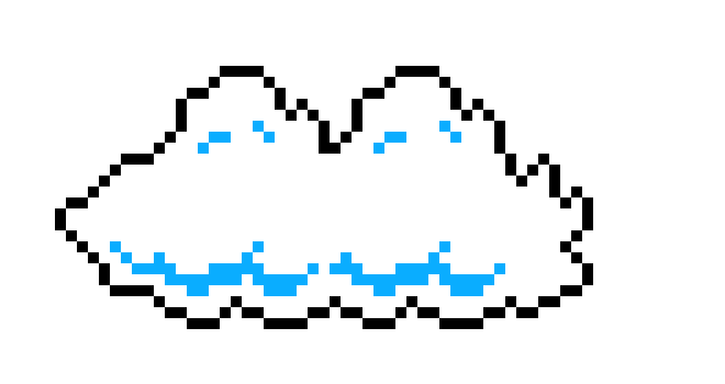 [ec9e96] Super Mario Bros Cloud Sprites