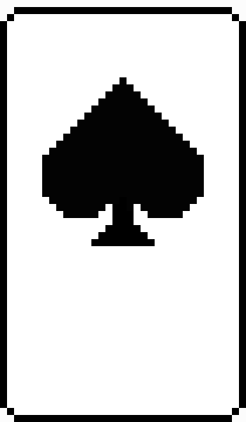 Clubs Pixel card