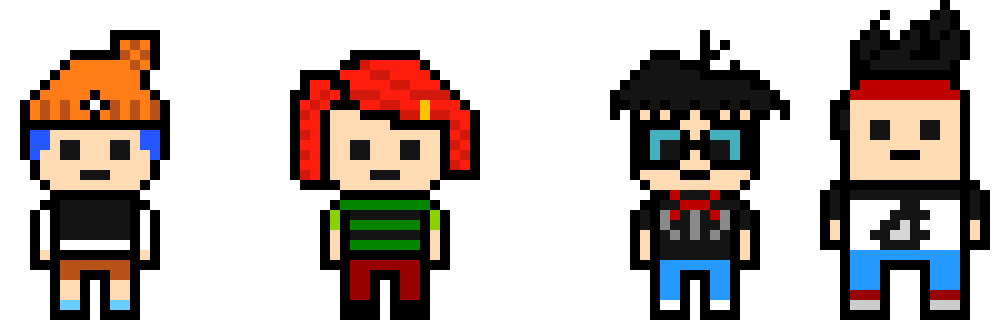 [85ed23] GrojBand Danganronpa Pixels