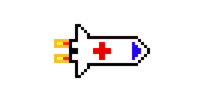 [9664c4] Basic Health Ship w/ engines on