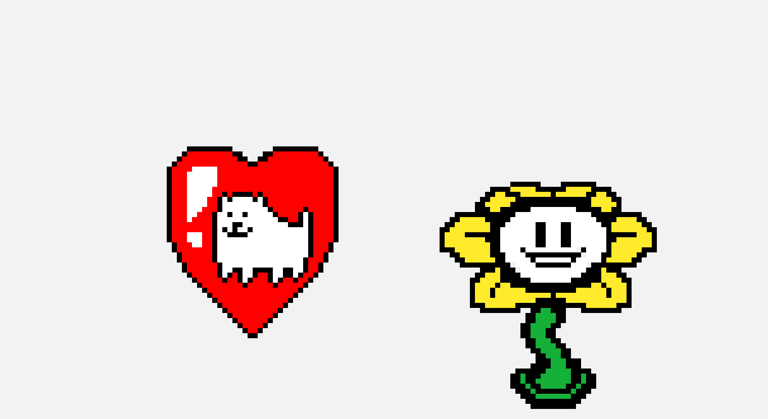 [9664c4] annoying dog and flowey