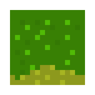 [728209] grass tile end part down