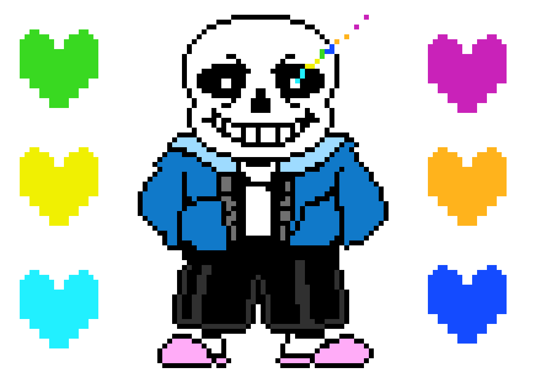 Sans with the 6 Souls