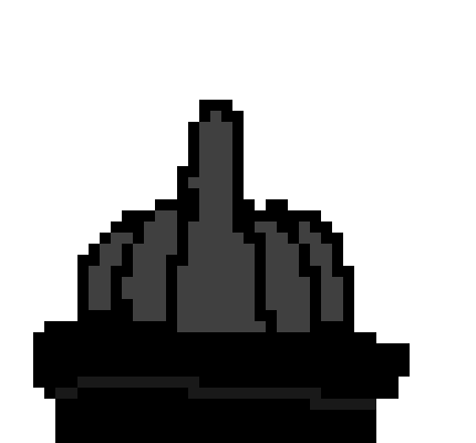 [1f86ca] (also yes this is the best attempt at a black sans middle finger