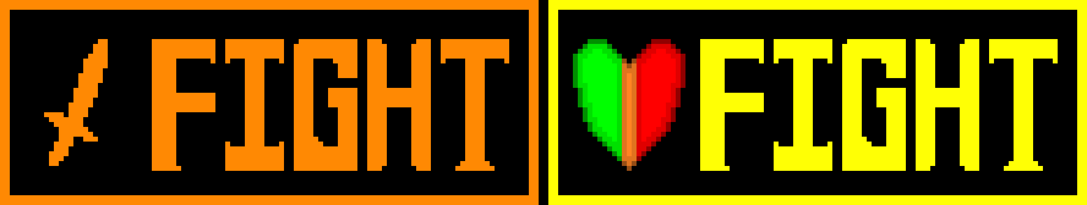 [63ceb7] Undertale [FIGHT] Button