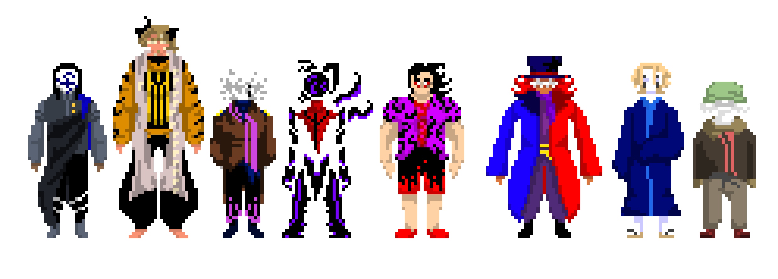 [90dac8] I hope one day I'll get to roleplay with all these ocs again, and then make some more
