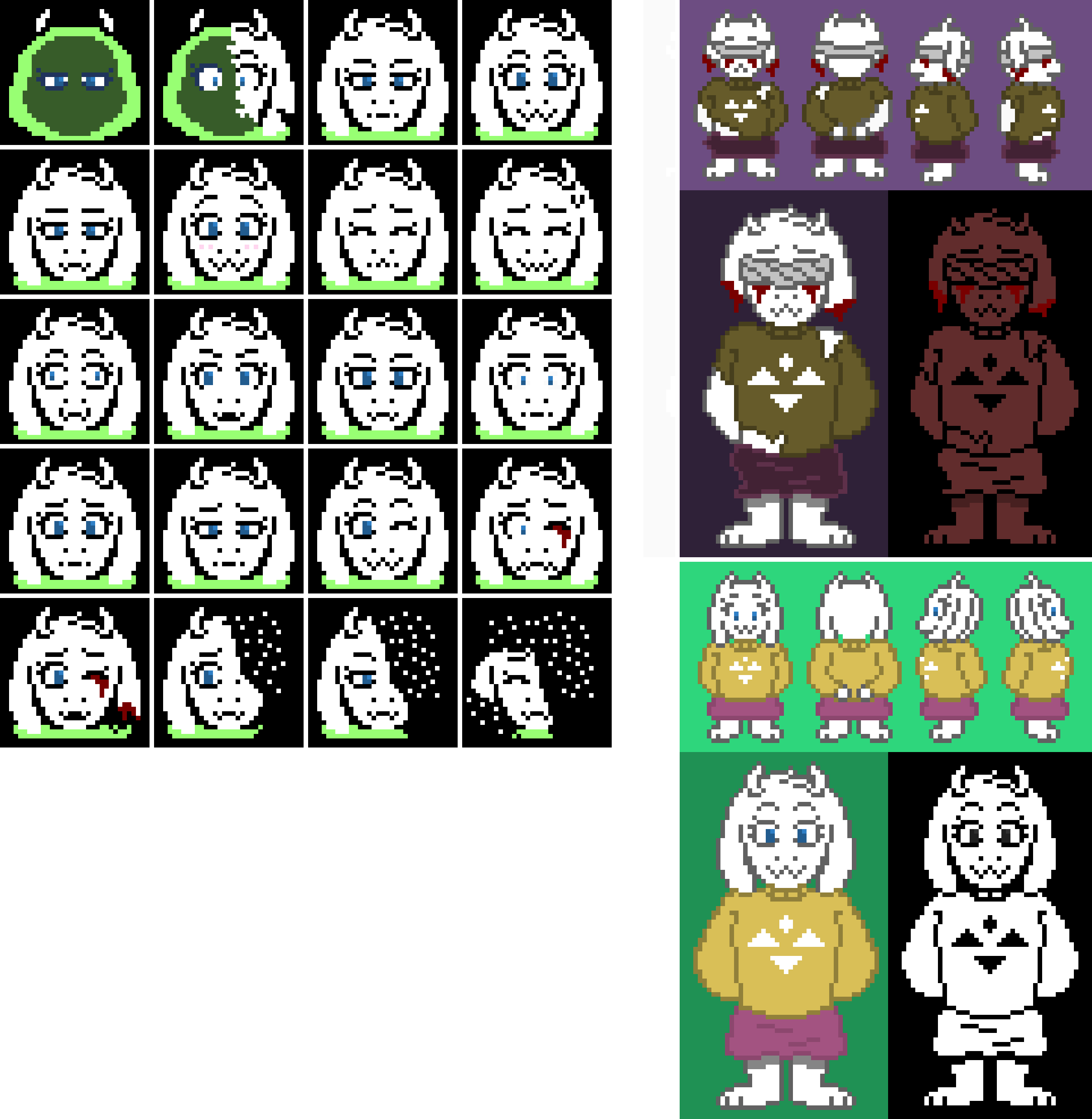 Well now I got a cleaner palette, as all you call it, onto the other expressions