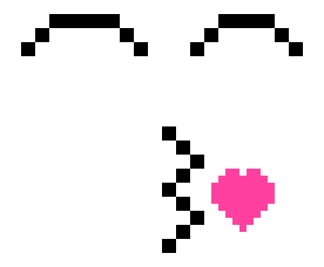[9664c4] kissy face