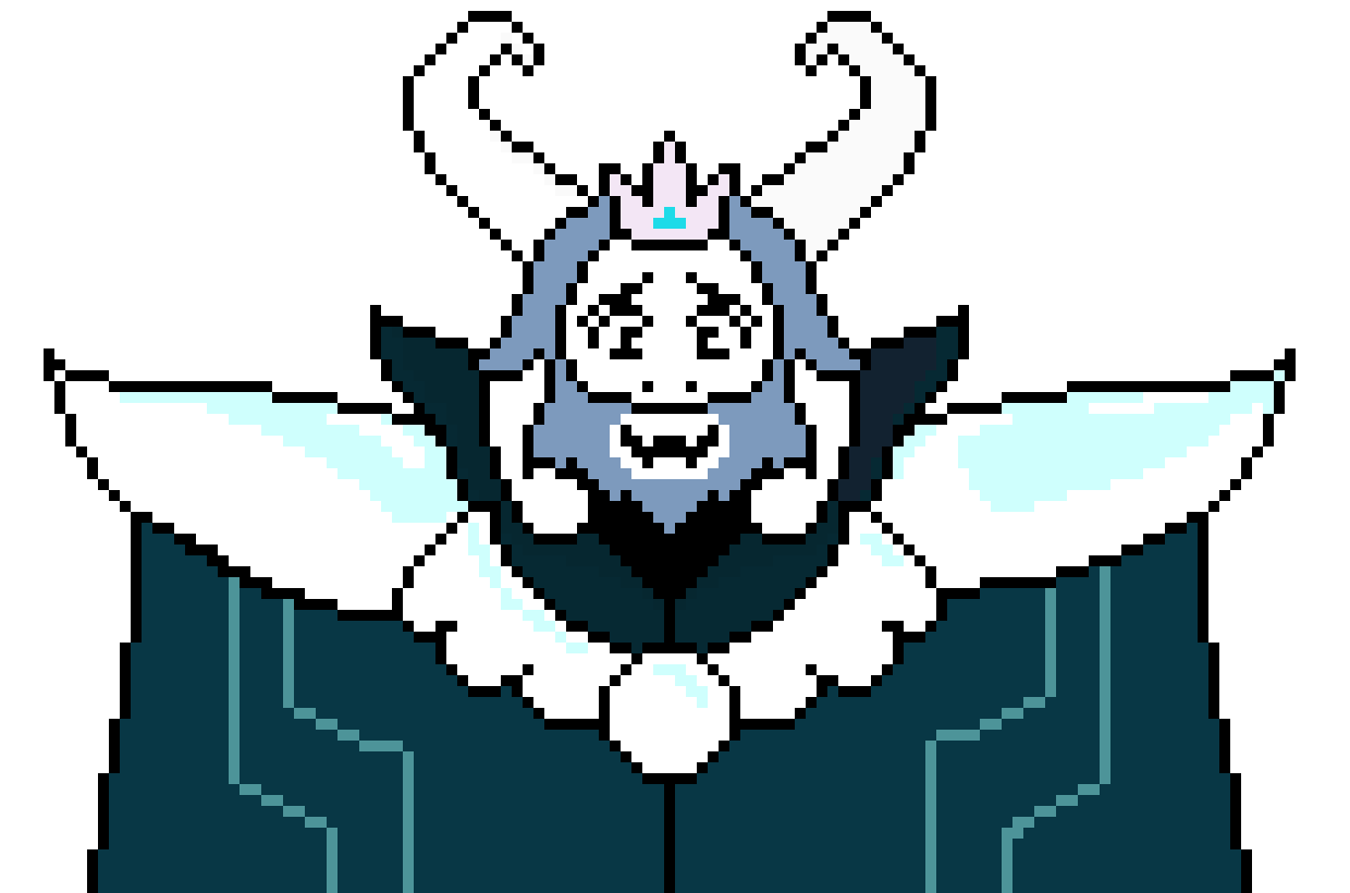 [9664c4] Floodtale (my AU) Asgore Sprite