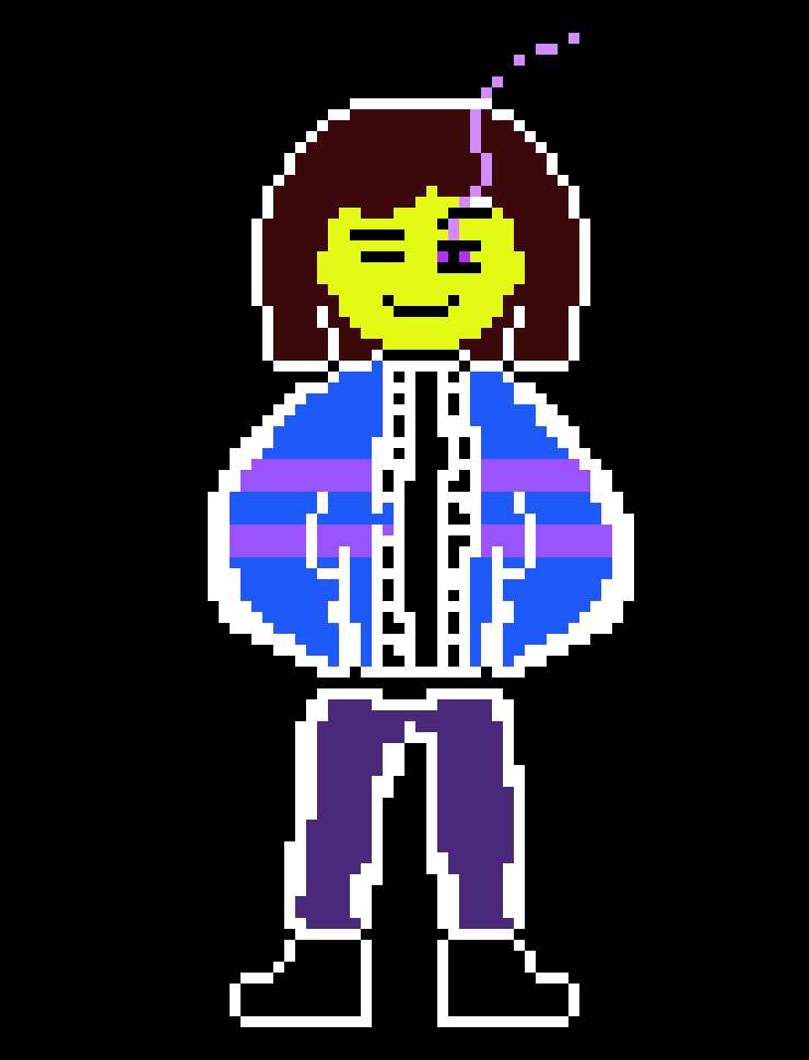 [9664c4] Swapshift! Frisk (Eye activated) Coloured Sprite