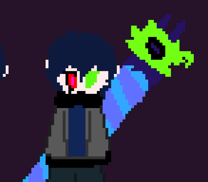 [904ba9] there powers are gone ding her eyes change to bettty flowey and chara and storyshift chara heh I have your powers that's my attack fools!!!