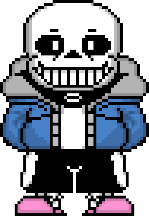 Sans Battle Sprite - Colored