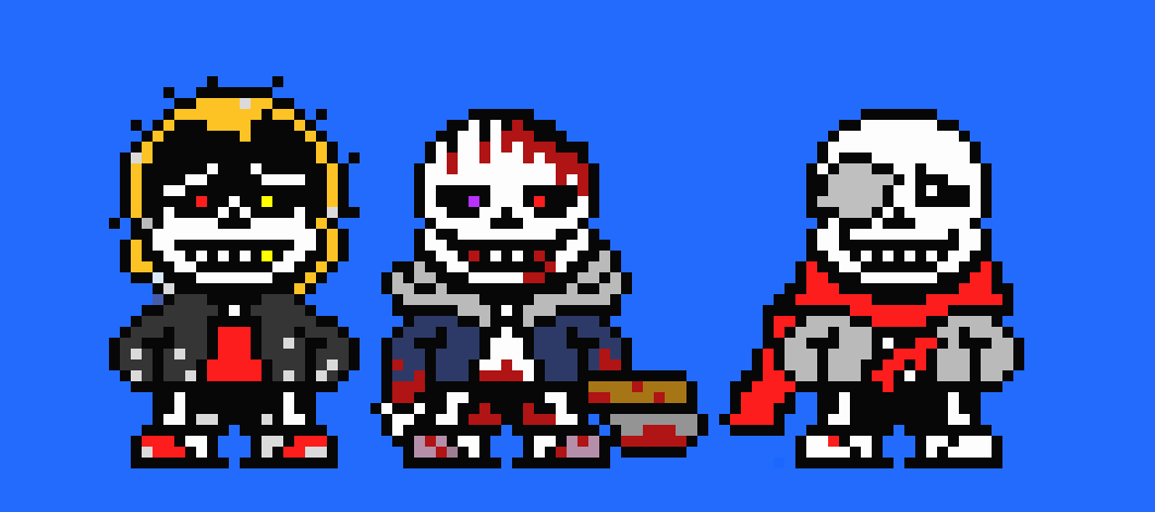 Trio Of Pure Suffering 8-bit