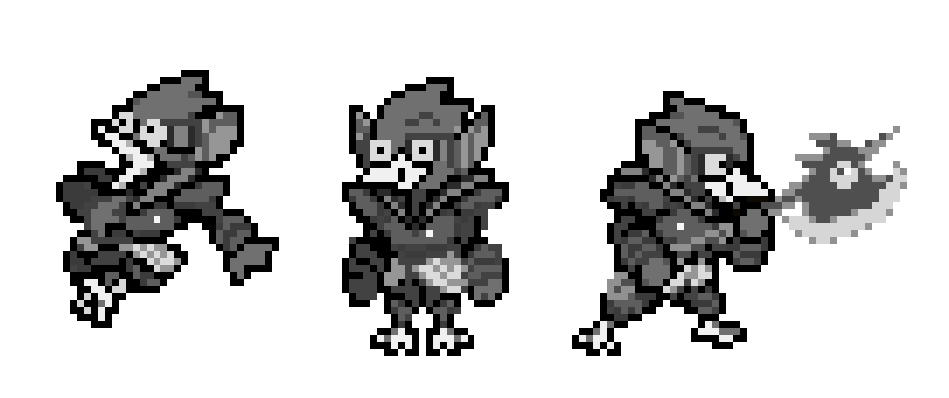 [494b86] Inkrune AU: Inktor's Rival, Hawkster (Darkworld Sprites)