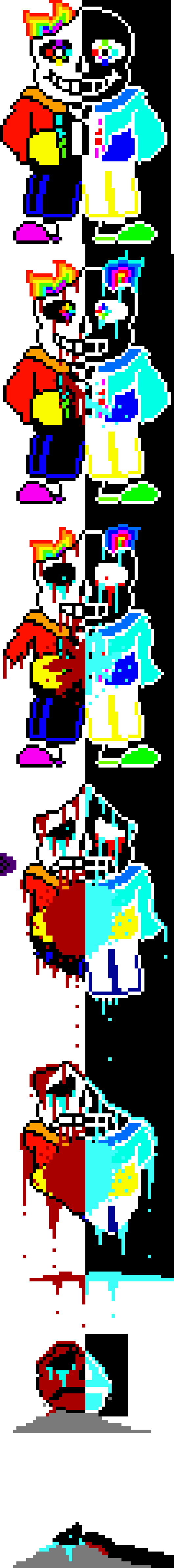 [4bc129] Every dark run Ultra Rainbow Sans phase