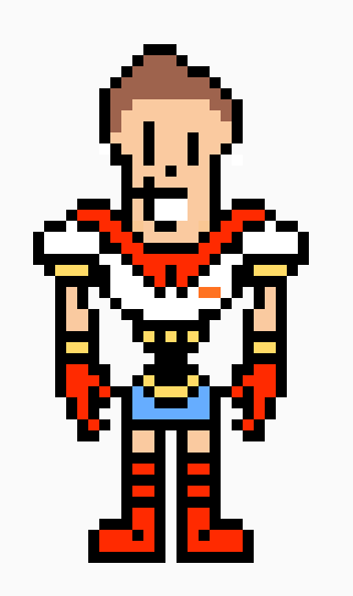 [9664c4] Papyrus' the HUMAN! Sprite