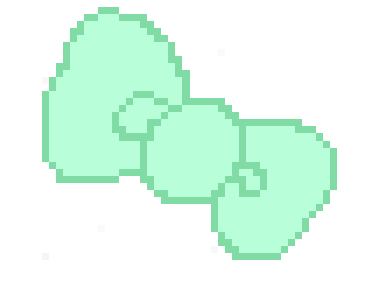 [f6ea9e] green bow